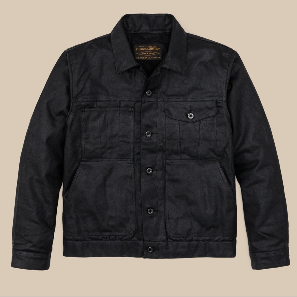 Filson tin cloth short lined cruiser size Small - Picture 2 of 5